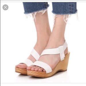 NEW Free People Dune Beach white clog sandals